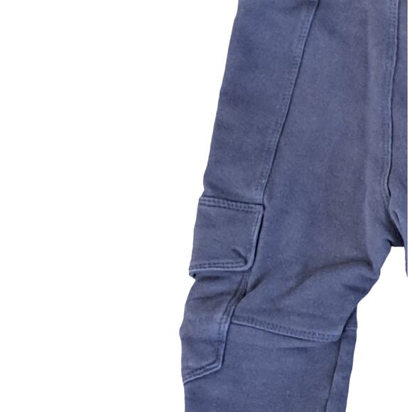 Tea Collection Girls Navy Stretch Cargo Pants Size 2 - Picture 6 of 9